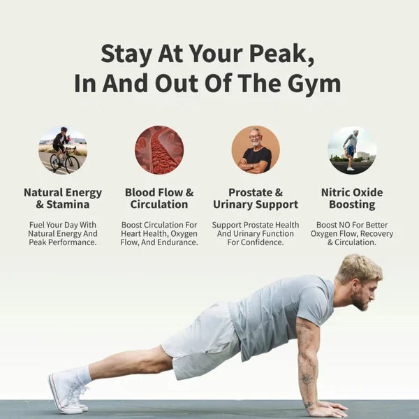 Óxido Nítrico Promax™ + Prostate Health en pack 2x1:💪 Rendimiento, energía y salud masculina🔥 (120 cápsulas)