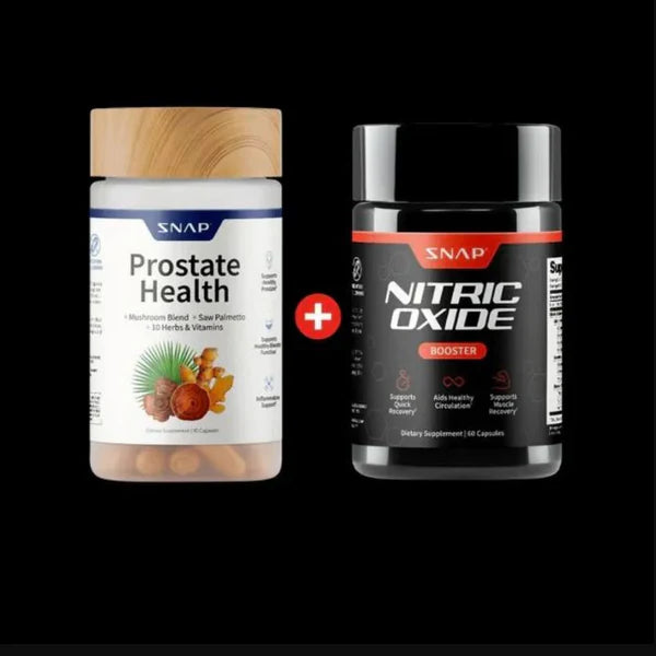 Óxido Nítrico Promax™ + Prostate Health en pack 2x1:💪 Rendimiento, energía y salud masculina🔥 (120 cápsulas)
